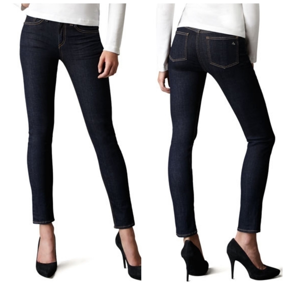 Rag & Bone High Rise Skinny Heritage Jeans 24